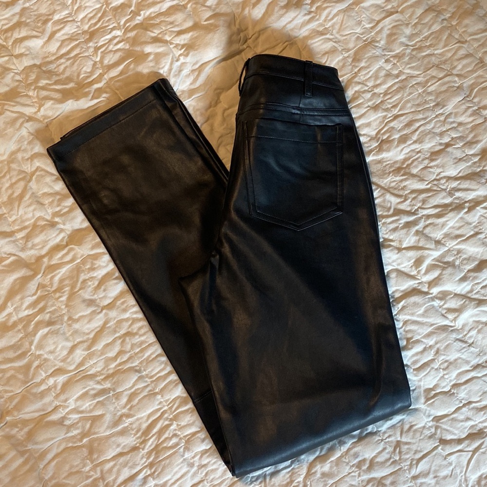NWT 🖤 River Island Faux Leather Pant - Picture 5 of 5